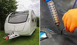 Caravan repair specialists: tackling cracked and damaged plastic panels? 