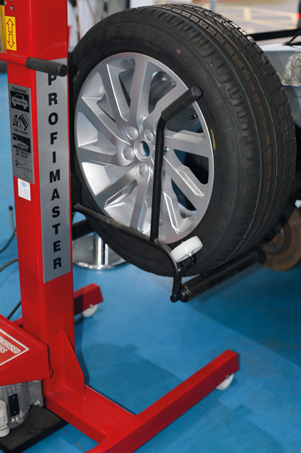 Laser Tools 91814 Mobi-Lift Tyre Dolly
