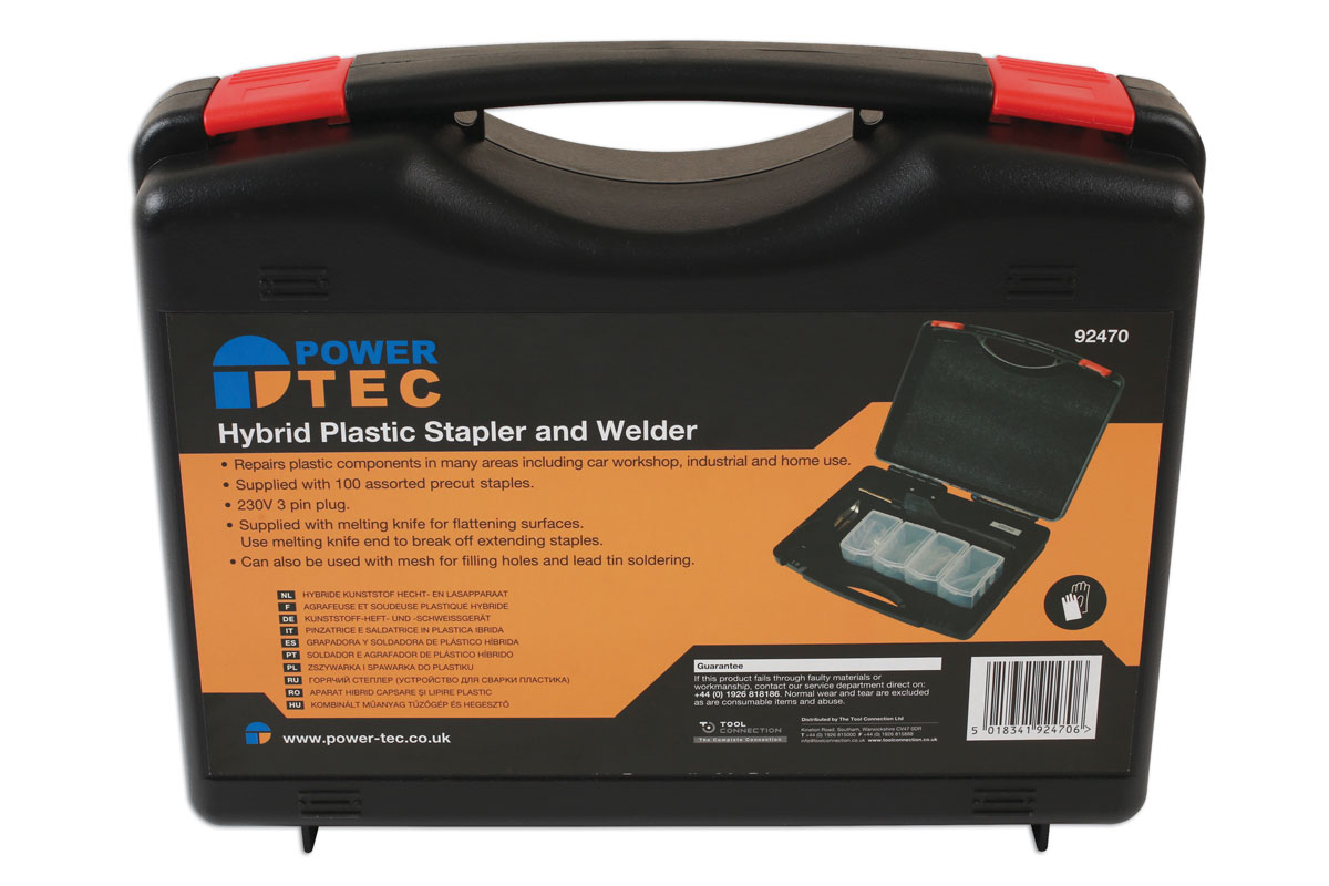 PowerTEC 92470 Plastic Stapler & Welder Kit