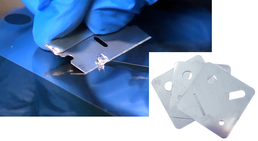 Remove runs or imperfections from fresh paintwork 