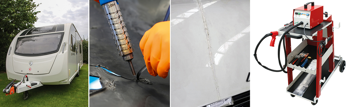 Caravan repair specialists: tackling cracked and damaged plastic panels? 