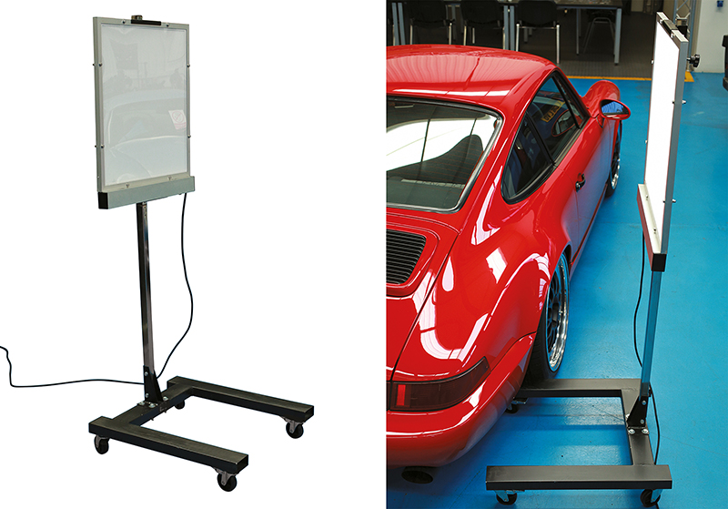 Compact and adjustable Daylight Lamp particularly suited for SMART repairs