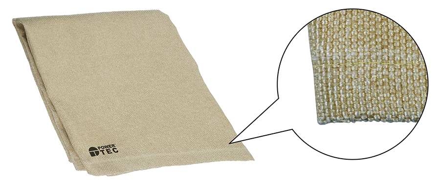 Large-sized flame-resistant welding blanket