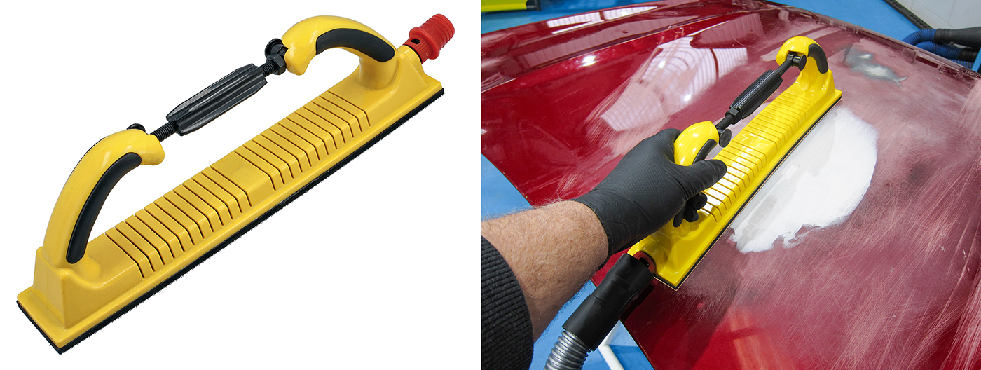 Power-TEC expands its professional bodyshop tool range with this flexible and adjustable sanding block