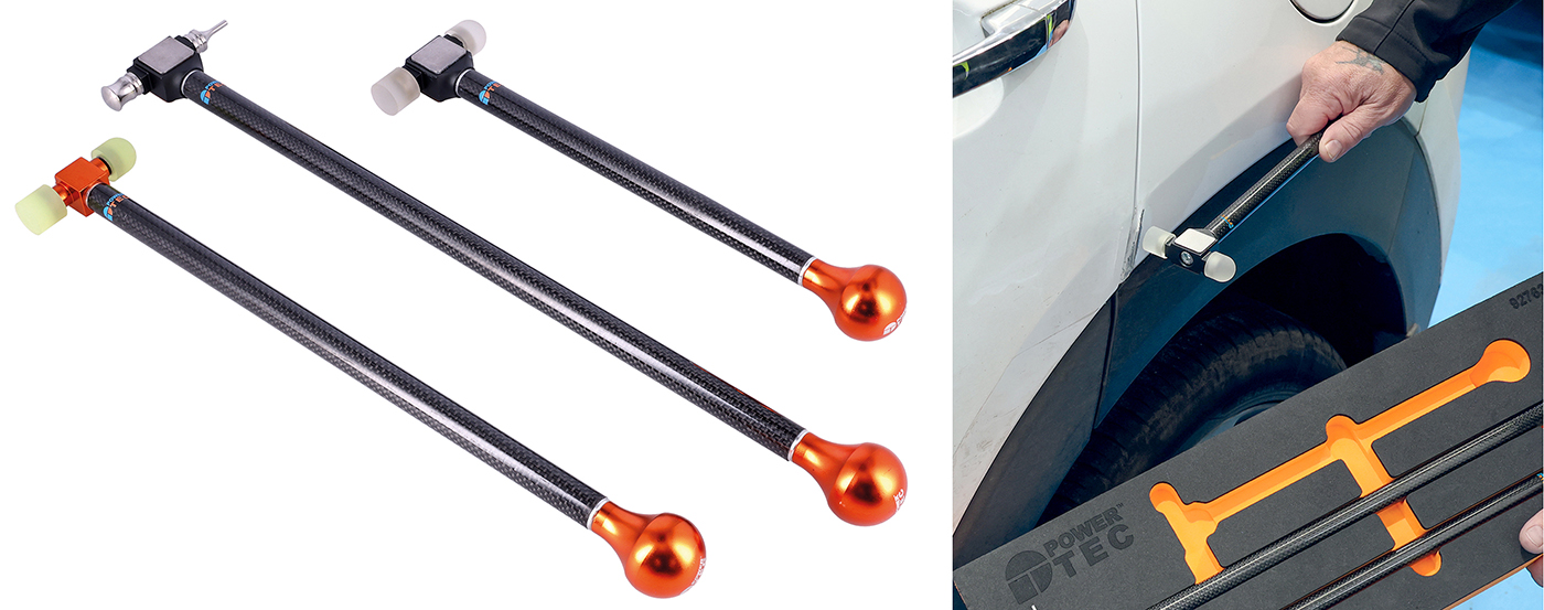 Precision dent finishing with the new Carbonstrike hammer set from Power-TEC