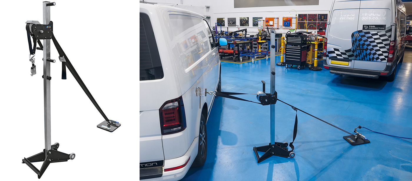New portable pulling tower from Power-TEC delivers 600kg pulling force