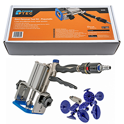 Fully adjustable pneumatic glue pulling dent removal kit 