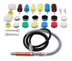 Detailing or paint rectification — this ultra-compact air powered detail polisher will polish and finish areas previously inaccessible