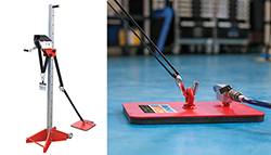 Efficient dent pulling anywhere in the workshop — the new pulling tower system from Power-TEC