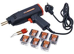 Power-TEC introduces mains-powered hot stapler with LCD temperature control