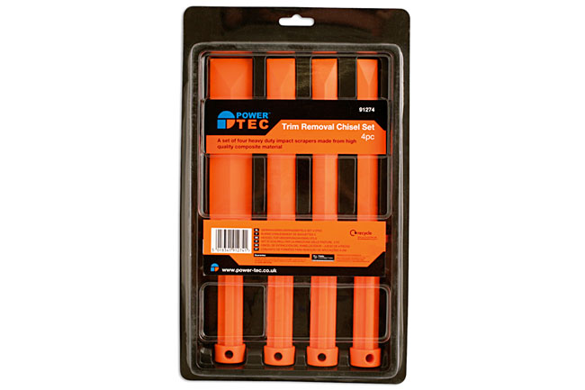 Laser Tools 91274 Trim Removal Chisels Set 4pc