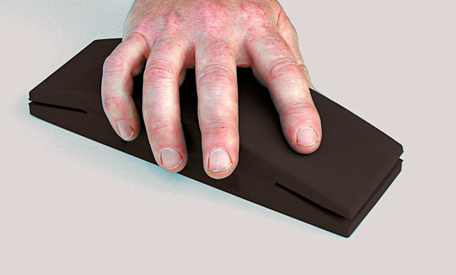 Laser Tools 91384 Rubber Sanding Block, Large