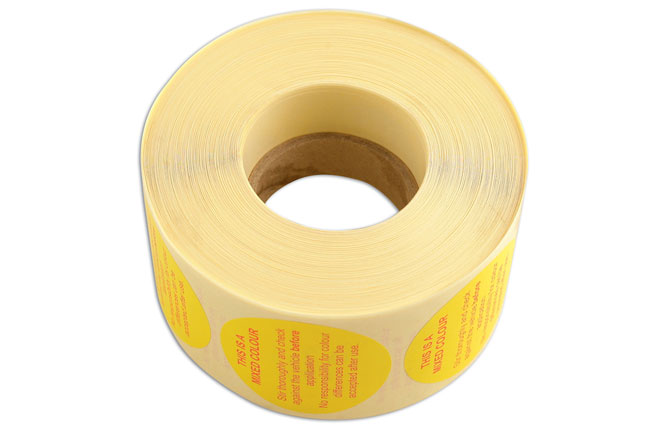 Laser Tools 91413 Colour Disclaimer Labels 1,000pcs