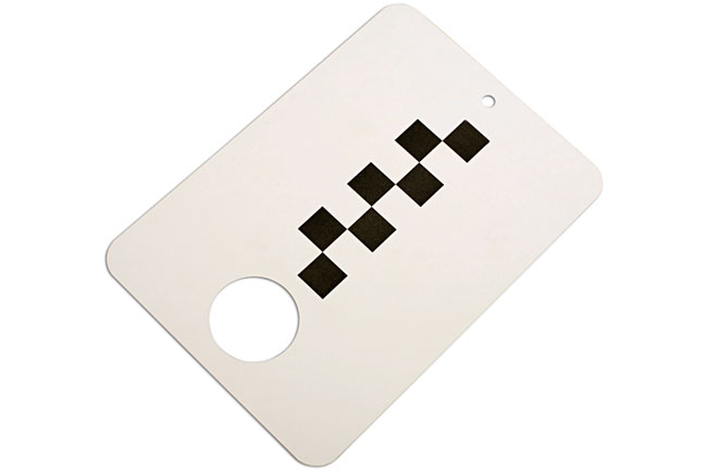 Laser Tools 91414 Primed Metal Spray Out Cards 100pc