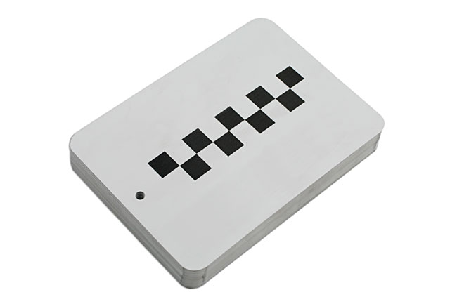 Laser Tools 91415 Primed Metal Standard Spray Out Cards 100pc