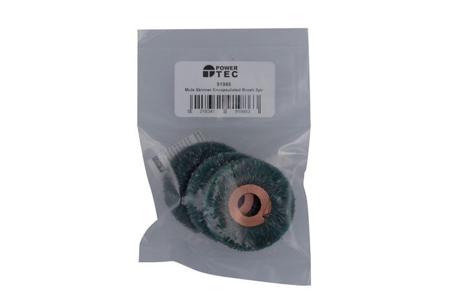 Power-TEC 91986 Mule Skinner Encapsulated Brush 3pc