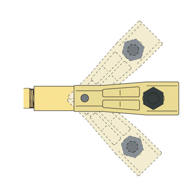 Power-TEC 92043 AiroPower Swivel Clamp - 19235P