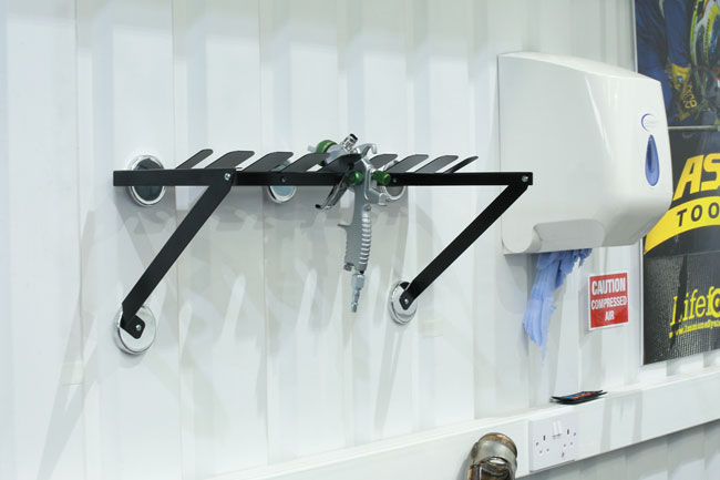 Power-TEC 92111 8 Position Magnetic Spray Gun Holder