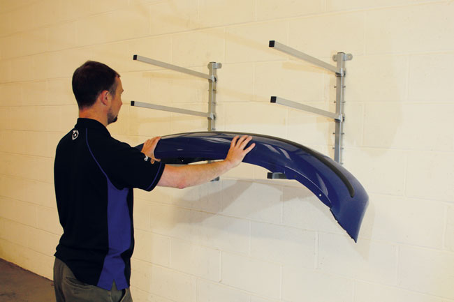 Power-TEC 92321 Folding Bumper Rack - Wall Mounted