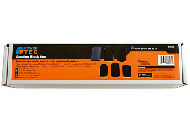 Laser Tools 92328 Sanding Block Kit 6pc