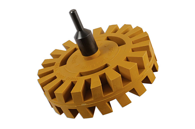 Laser Tools 92429 Fluted Stripe Off Disc with Adaptor