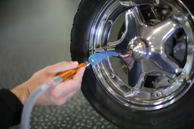 Laser Tools 92560 Polishing Sponge Wheels (Blue, Fine) 2pc