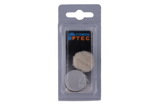 Laser Tools 92565 Wool Polishing Pad Set 2pc