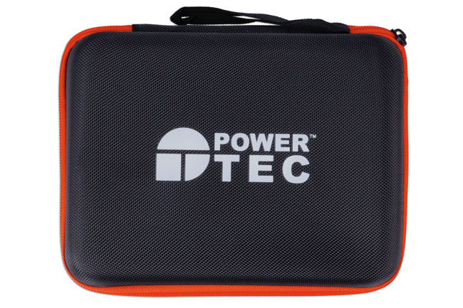Power-TEC 92594 Pneumatic Detail Polishing Tool Kit & Tungsten Burr Set