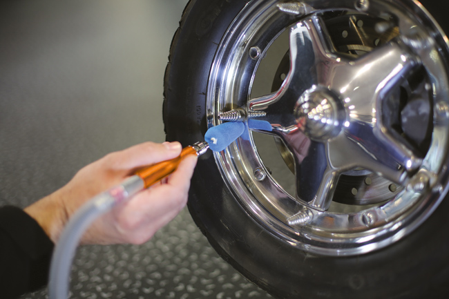 Power-TEC 92594 Pneumatic Detail Polishing Tool Kit & Tungsten Burr Set