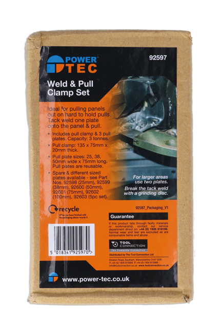 Laser Tools 92597 Tack & Pull Clamp Set