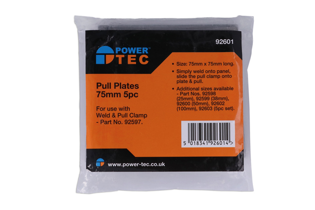 Laser Tools 92601 Pull Plate 75mm 5pc