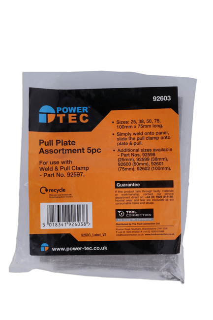 Laser Tools 92603 Pull Plate Assortment 5pc