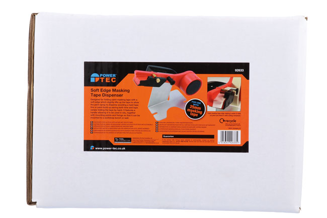 Power-TEC 92633 Soft Edge Masking Tape Dispenser