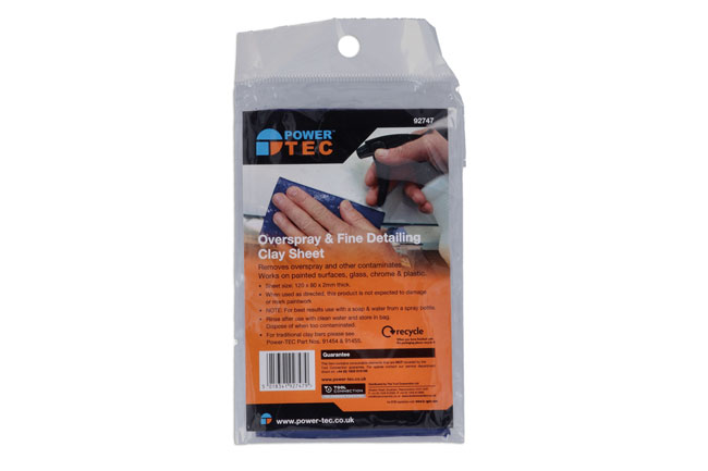 Power-TEC 92747 Overspray & Fine Detailing Clay Sheet