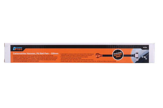 Power-TEC 92764 Carbonstrike Hammer, PU Ball Pein - 320mm